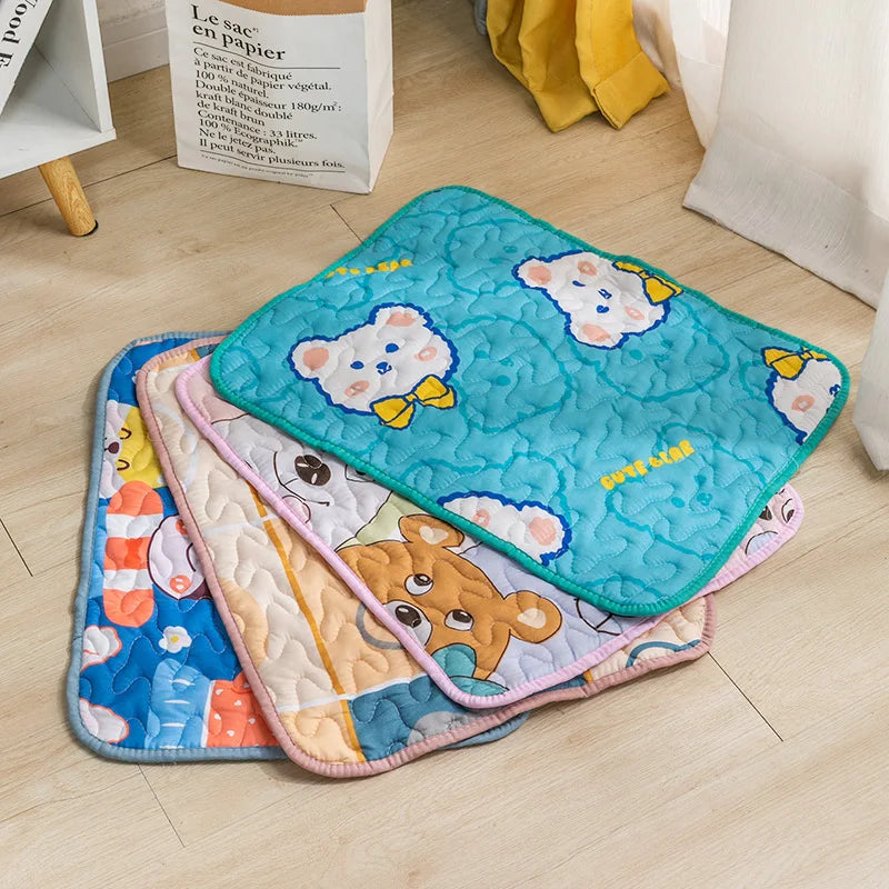 Eco-Friendly Non-Slip Washable Cotton Pet Mat for Dogs and Cats-My Little Pet