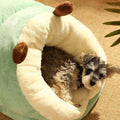 MADDEN Warm Small Dog Kennel Bed – Breathable Slipper Shaped Pet House-My Little Pet