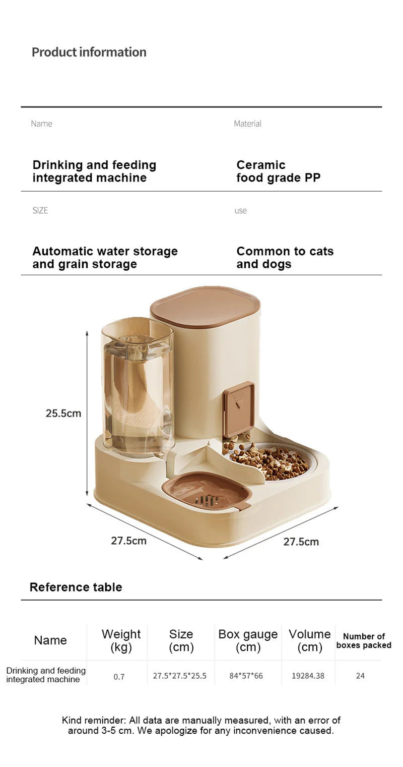 Kimpets Automatic Cat Feeder with Integrated Water Dispenser-My Little Pet