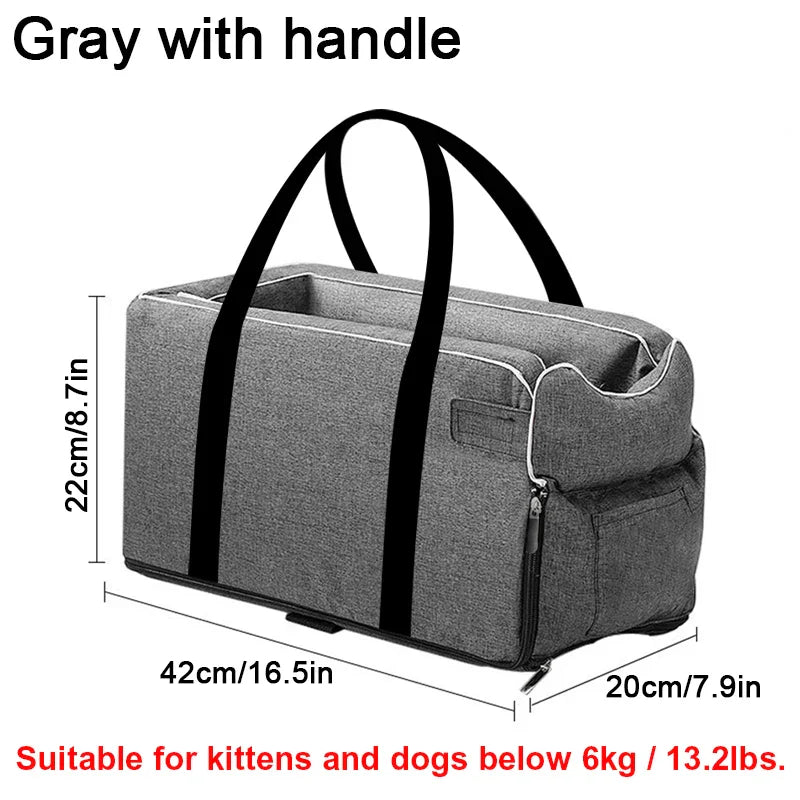 Portable Pet Safety Seat for Cars - Ideal for Small Dogs and Cats-My Little Pet