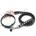 Adjustable Dog Leash and Collar Set with Paw Print Design-My Little Pet