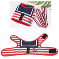 Stylish Navy-Style Dog Harness and Leash Set-My Little Pet