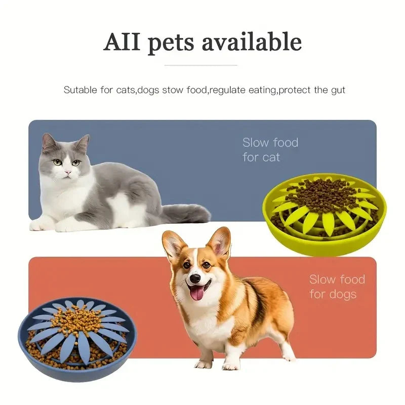 Multi-Functional Silicone Slow Feeder for Dogs - Anti-Choke, Easy Clean Design-My Little Pet