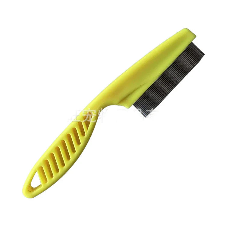 Pet Hair Shedding Comb – Stainless Steel Flea Comb for Cats and Dogs-My Little Pet