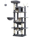 Multi-Level Cat Tree with Scratching Posts and Condos-My Little Pet