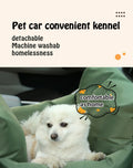 Waterproof Dog Car Seat Cover with Cushion-My Little Pet