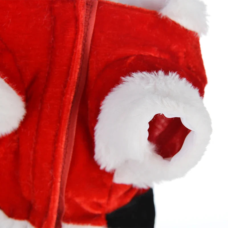 Santa Christmas Costume for Small Dogs and Cats-My Little Pet