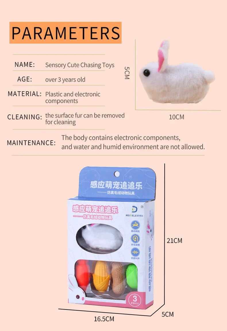 Interactive Electric Cat Toy with Random Movement - Plush Mouse Teaser-My Little Pet