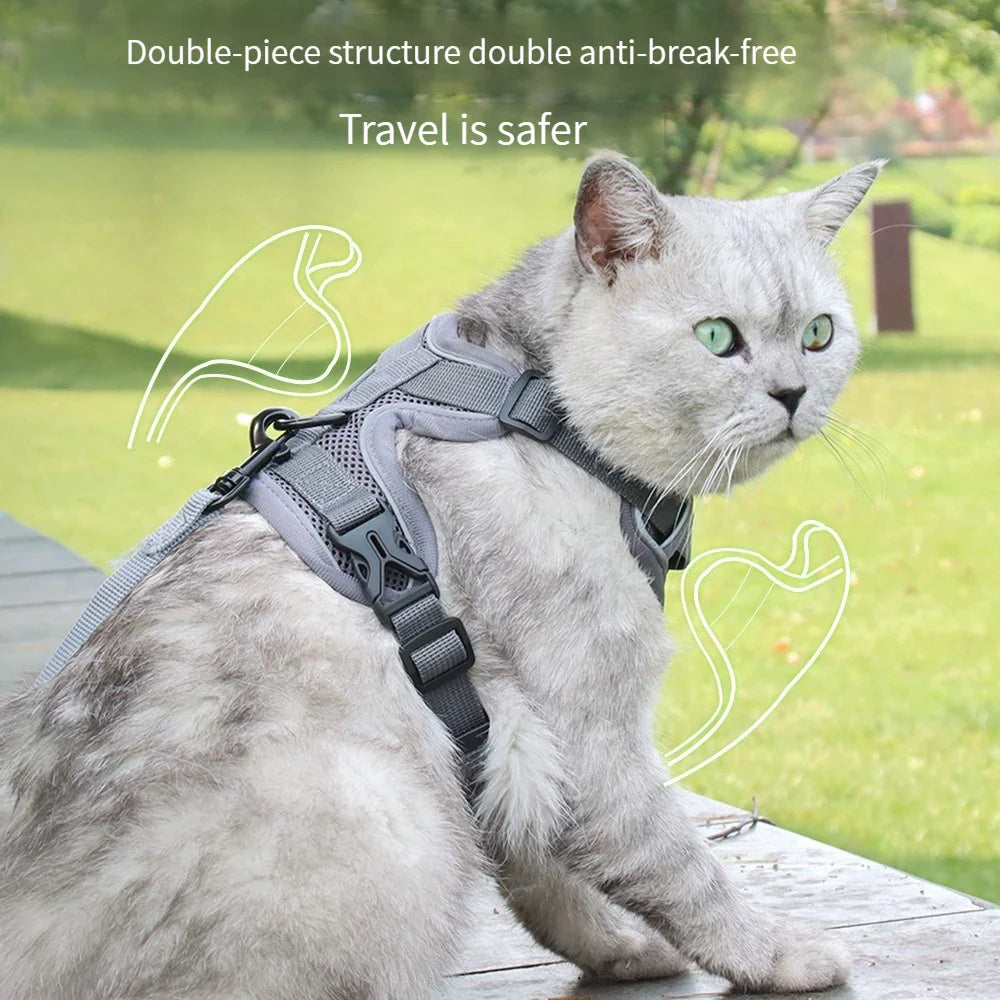 Reflective Breathable Dog Harness for Large Breeds-My Little Pet