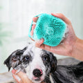 Soft Silicone Pet Bathing Brush - Massager for Dogs and Cats, Bathing Comb, Grooming and Cleaning Supplies - My Little Pet