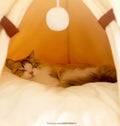 Cozy Pet Bed - Triangular Tent Design for Cats and Dogs-My Little Pet