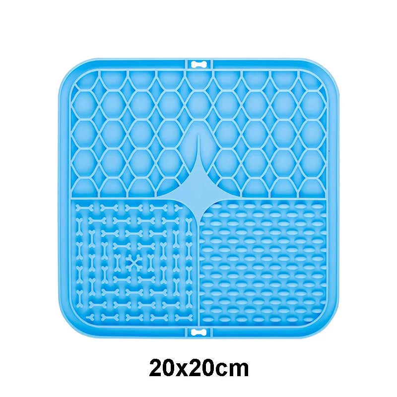 Silicone Lick Mat for Dogs - Slow Feeder and Bath Distraction Tool-My Little Pet