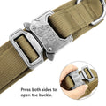 Adjustable Tactical Dog Collar for Medium and Large Dogs-My Little Pet