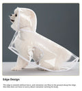 Transparent Raincoat for Dogs - Durable, Windproof, and Waterproof-My Little Pet