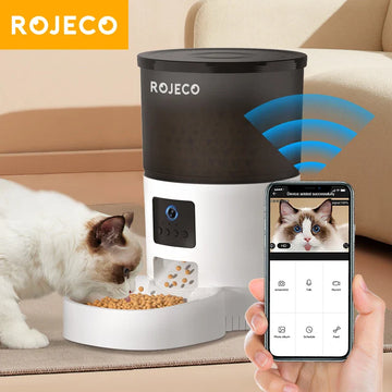 Smart Automatic Pet Feeder with Camera and Remote Control-My Little Pet