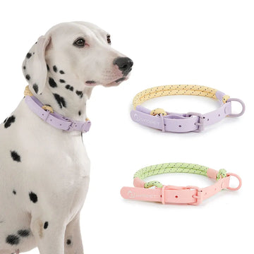 Stylish Waterproof Dog Collar - Cute Candy Collar with Reflective Nylon-My Little Pet