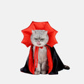 Halloween Pet Vampire Cloak Costume - Cosplay Dress for Cats & Small Dogs-My Little Pet