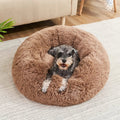 Round Plush Pet Bed – Cozy and Warm for Cats and Dogs-My Little Pet