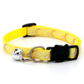 Adjustable Cat Collar with Bell – Moon & Star Design-My Little Pet