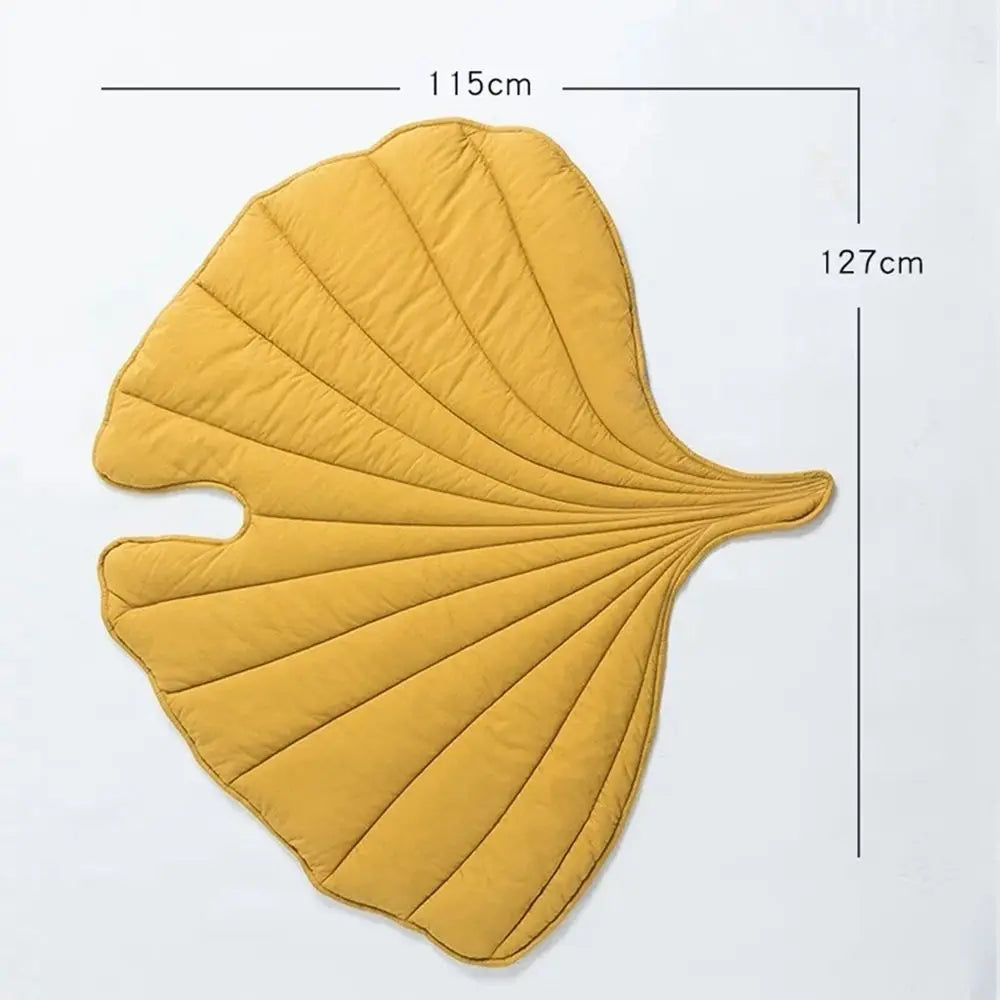 Breathable Leaf-Shaped Pet Mat - Washable and Eco-Friendly for Dogs and Cats-My Little Pet