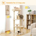 Multi-Level Cat Tree with Condo and Scratching Posts-My Little Pet