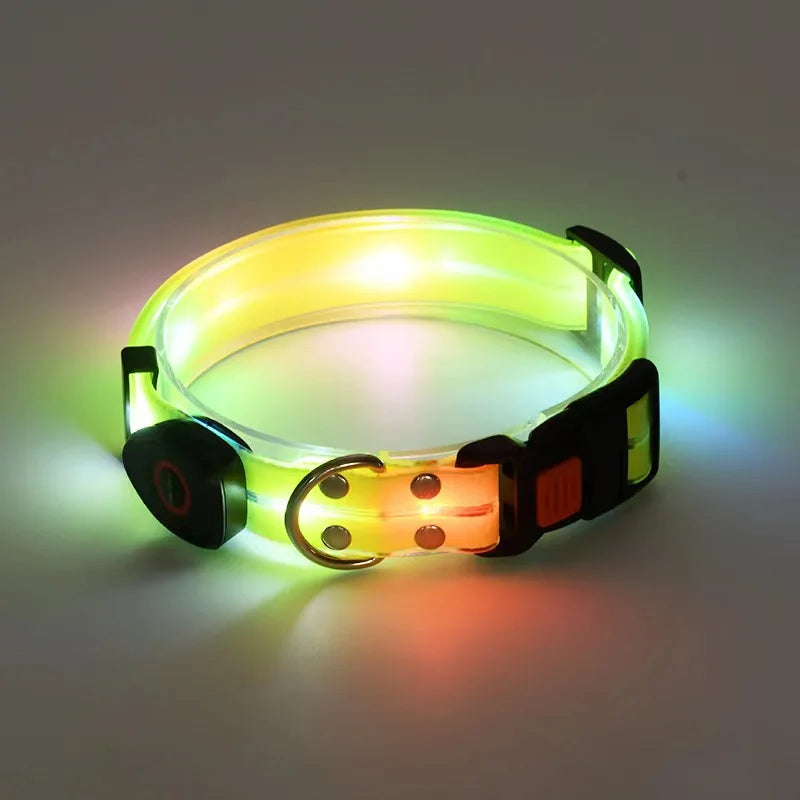 Rechargeable LED Dog Leash for Enhanced Nighttime Safety-My Little Pet