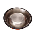 Stainless Steel Cat Food Bowl with Non-Slip Rubber Base-My Little Pet