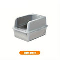 Extra Large Stainless Steel Cat Litter Box with Lid - Odor Resistant & Leak Proof-My Little Pet