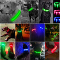 Rechargeable LED Dog Collar - Adjustable, Luminous Safety Collar for Pets-My Little Pet