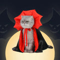 Halloween Pet Vampire Cloak Costume - Cosplay Dress for Cats & Small Dogs-My Little Pet