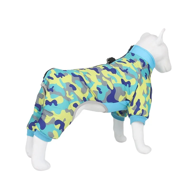 Thickened Winter Dog Jacket - Waterproof and Warm for Small to Medium Breeds-My Little Pet