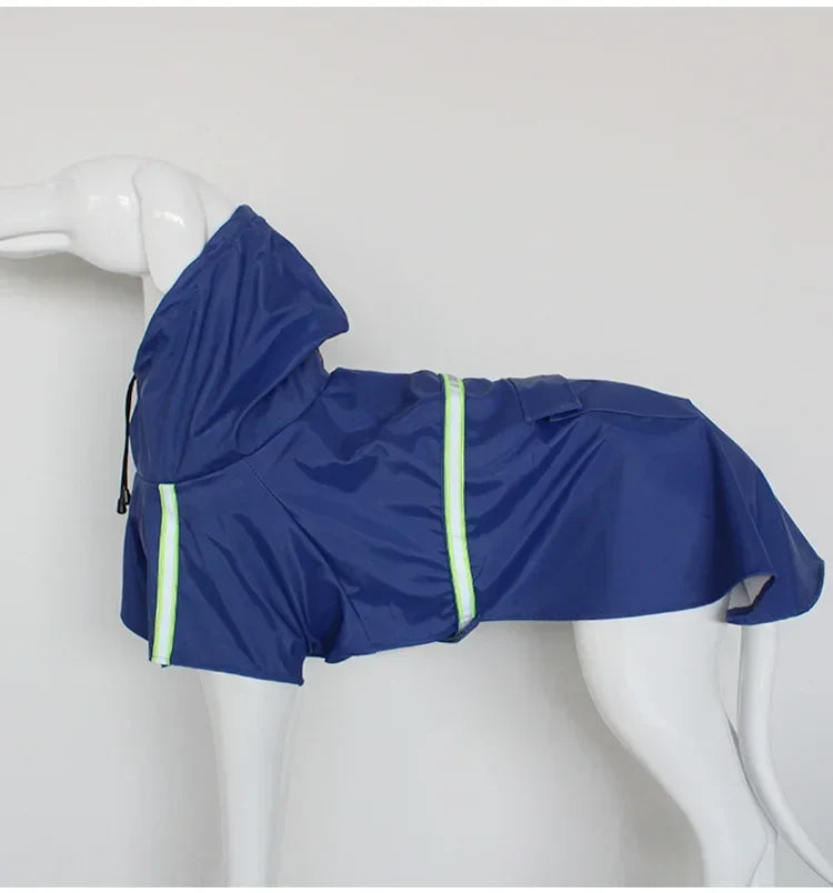 Waterproof Reflective Raincoat for Large Dogs-My Little Pet