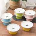 Elevated Ceramic Cat Bowl - Stylish Pet Food and Water Dish-My Little Pet