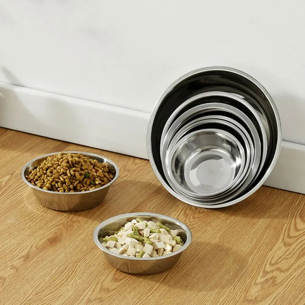 Premium Stainless Steel Pet Bowl for Dogs and Cats-My Little Pet