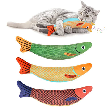 Interactive 3D Goldfish Catnip Toy for Kittens-My Little Pet