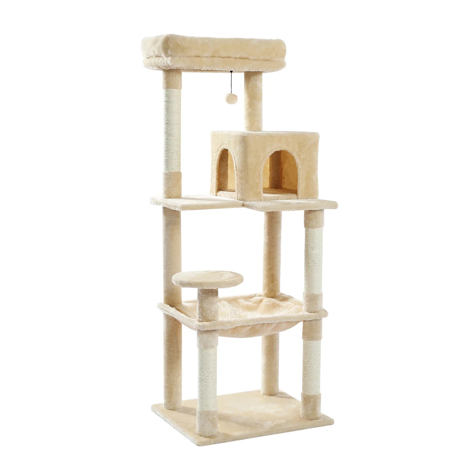 Multi-Level Cat Tree with Condo and Scratching Posts-My Little Pet