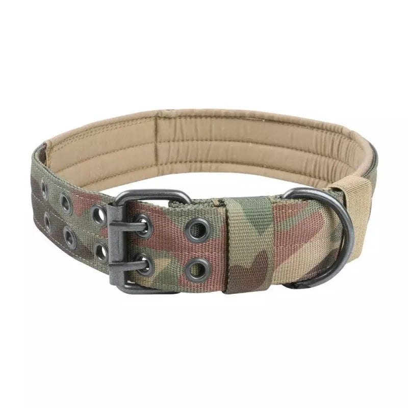 Heavy Duty Tactical Dog Collar – Adjustable Reflective Military-Grade Nylon for Training and Protection - My Little Pet