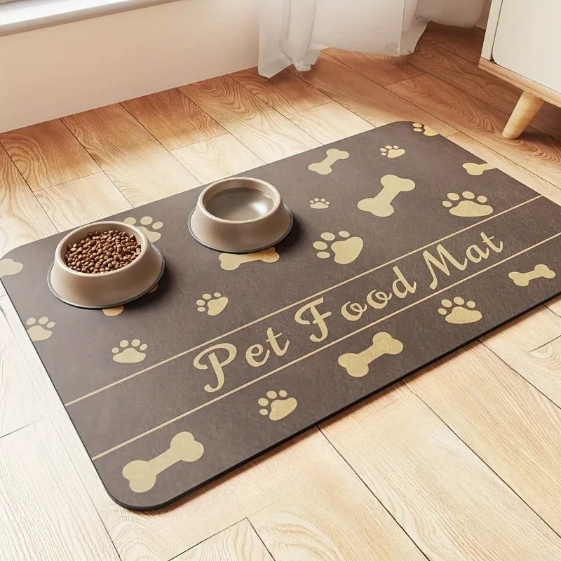 Quick-Dry Absorbent Pet Placemat for Dogs and Cats-My Little Pet