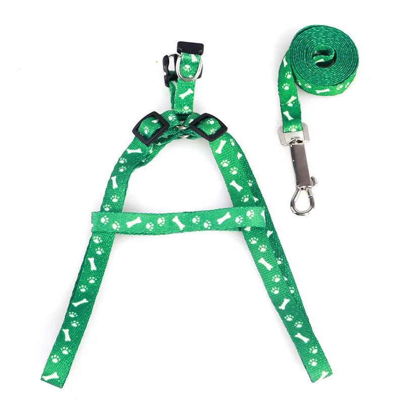 Adjustable Dog and Cat Harness with Leash Set - Reflective, Personalized Features-My Little Pet