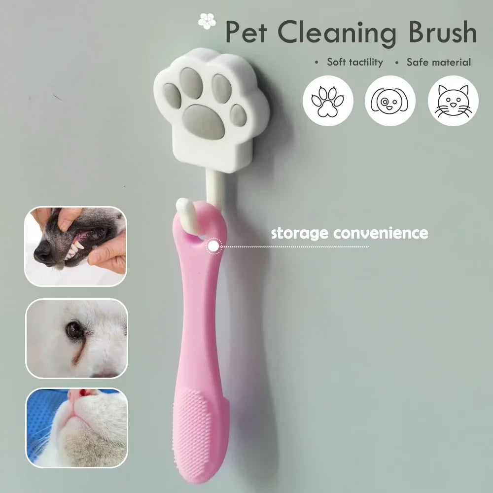 Soft Silicone Pet Finger Brush for Cats and Dogs-My Little Pet