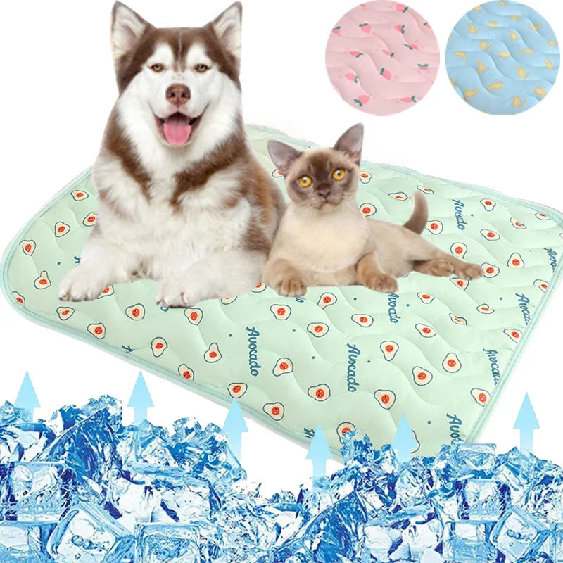 Cooling Pet Mat for Dogs and Cats - Breathable, Washable and Portable Bed Mat-My Little Pet