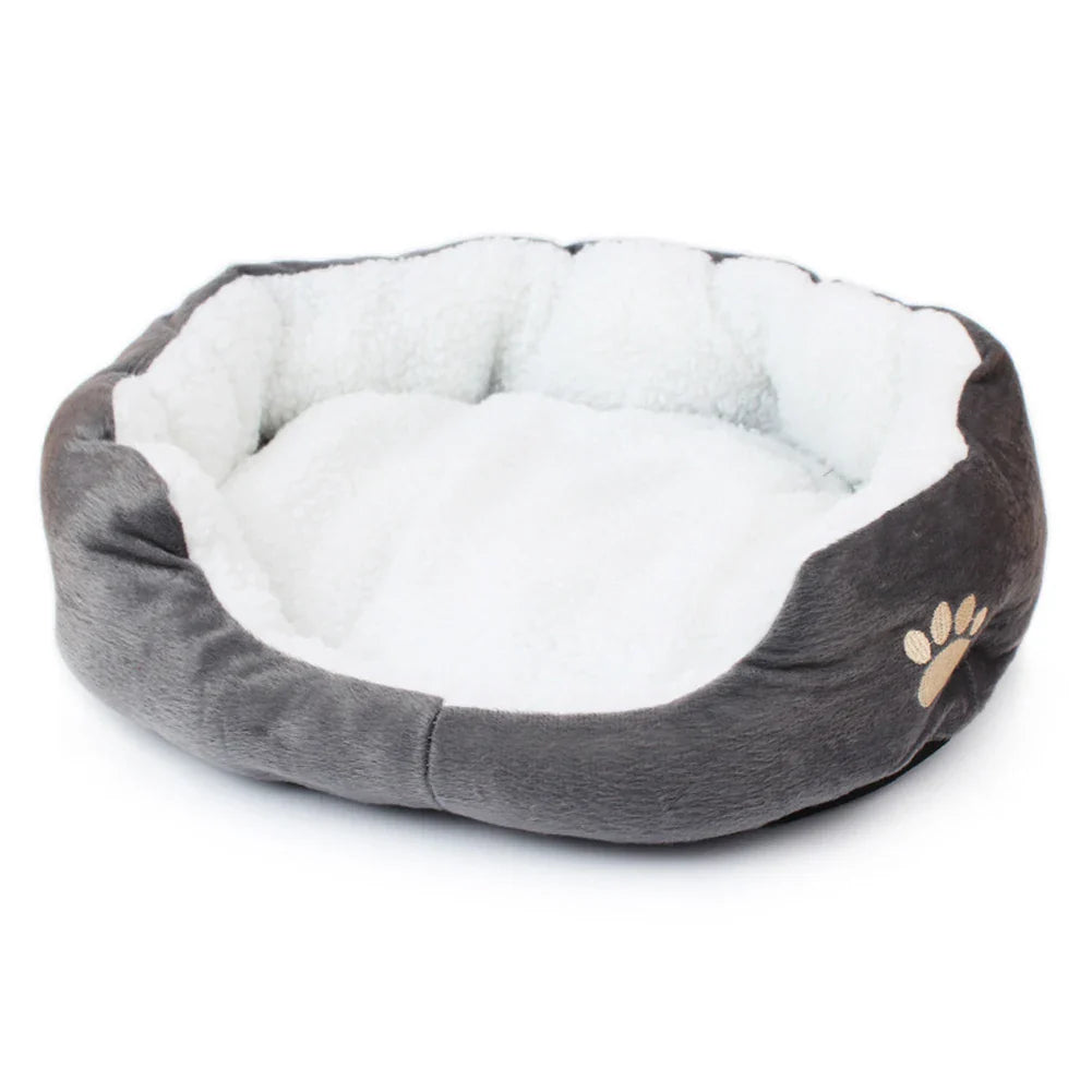 Cozy Pet Bed – Soft and Thickened PP Cotton Cave Bed for Dogs and Cats-My Little Pet