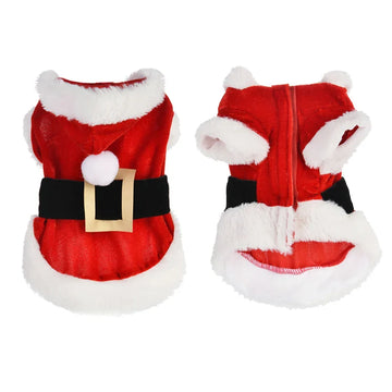 Santa Christmas Costume for Small Dogs and Cats-My Little Pet