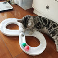 Interactive Cat Toy with Turntable and Tunnel-My Little Pet