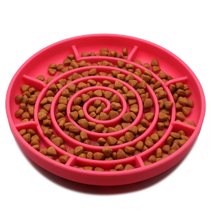 Anti-Slip Slow Feeder Bowl for Small Dogs and Cats-My Little Pet