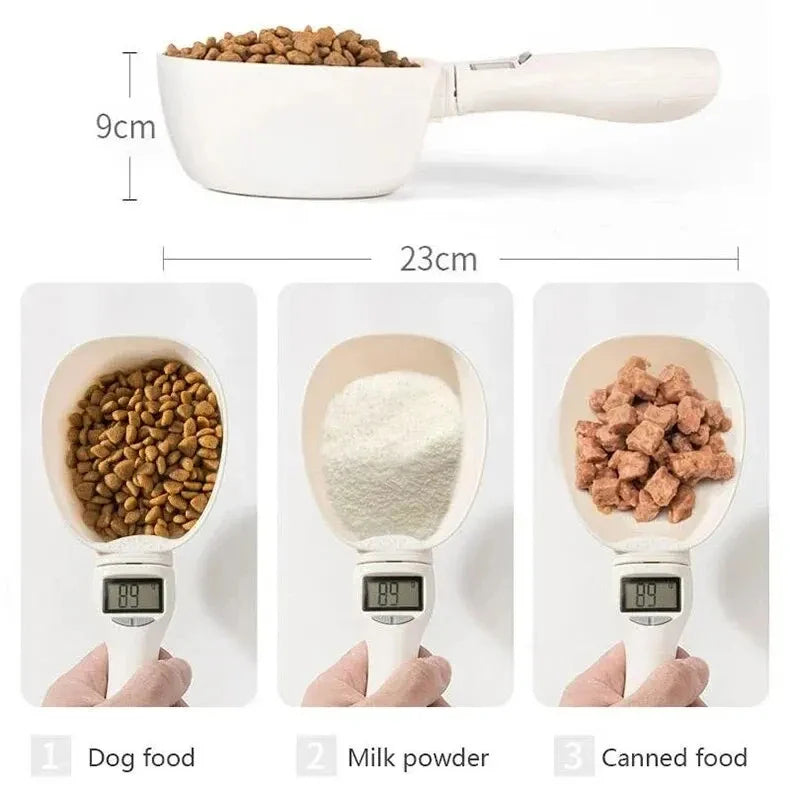 Digital Pet Food Measuring Spoon Scale – Accurate Food Measurement for Cats and Dogs - My Little Pet