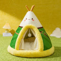 Cozy Pet Bed - Triangular Tent Design for Cats and Dogs-My Little Pet