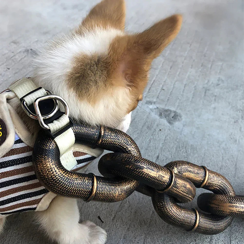 Halloween-Themed Dog Leash: Chain Design, 1.5m-My Little Pet