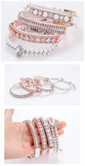 Elegant Pearl and Rhinestone Pet Collar-My Little Pet