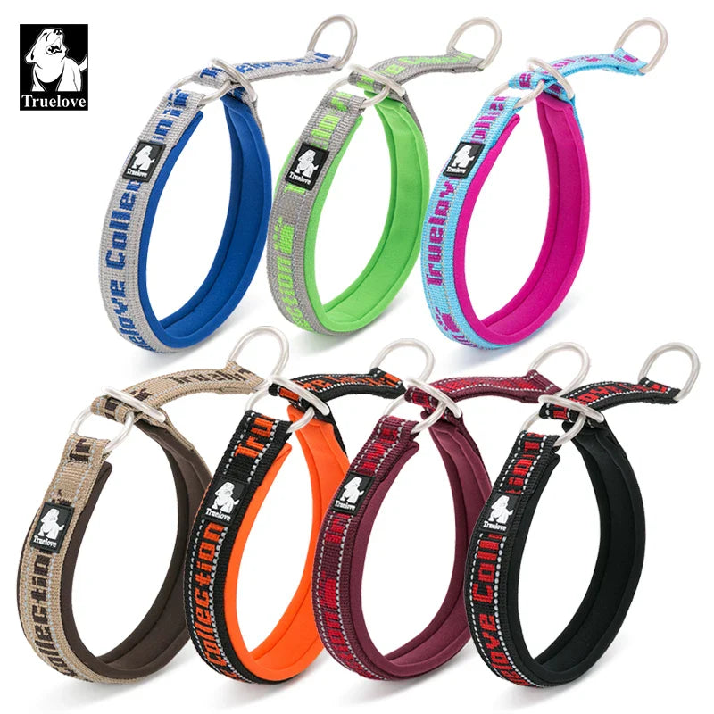 Truelove Adjustable Reflective Nylon Pet Collar with Neoprene Padding for Dogs and Cats - Model TLC5371-My Little Pet